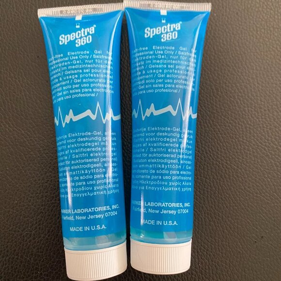 2X Spectra par12-02 Parker Laboratories 360 Electrode Gel, 2 Oz. Tube, Clear - Picture 4 of 5